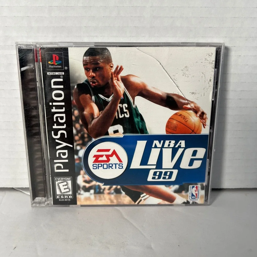 NBA Live 99 Sony PlayStation 1 PS1 EA Sports Basketball Antoine Walker SLUS-0073